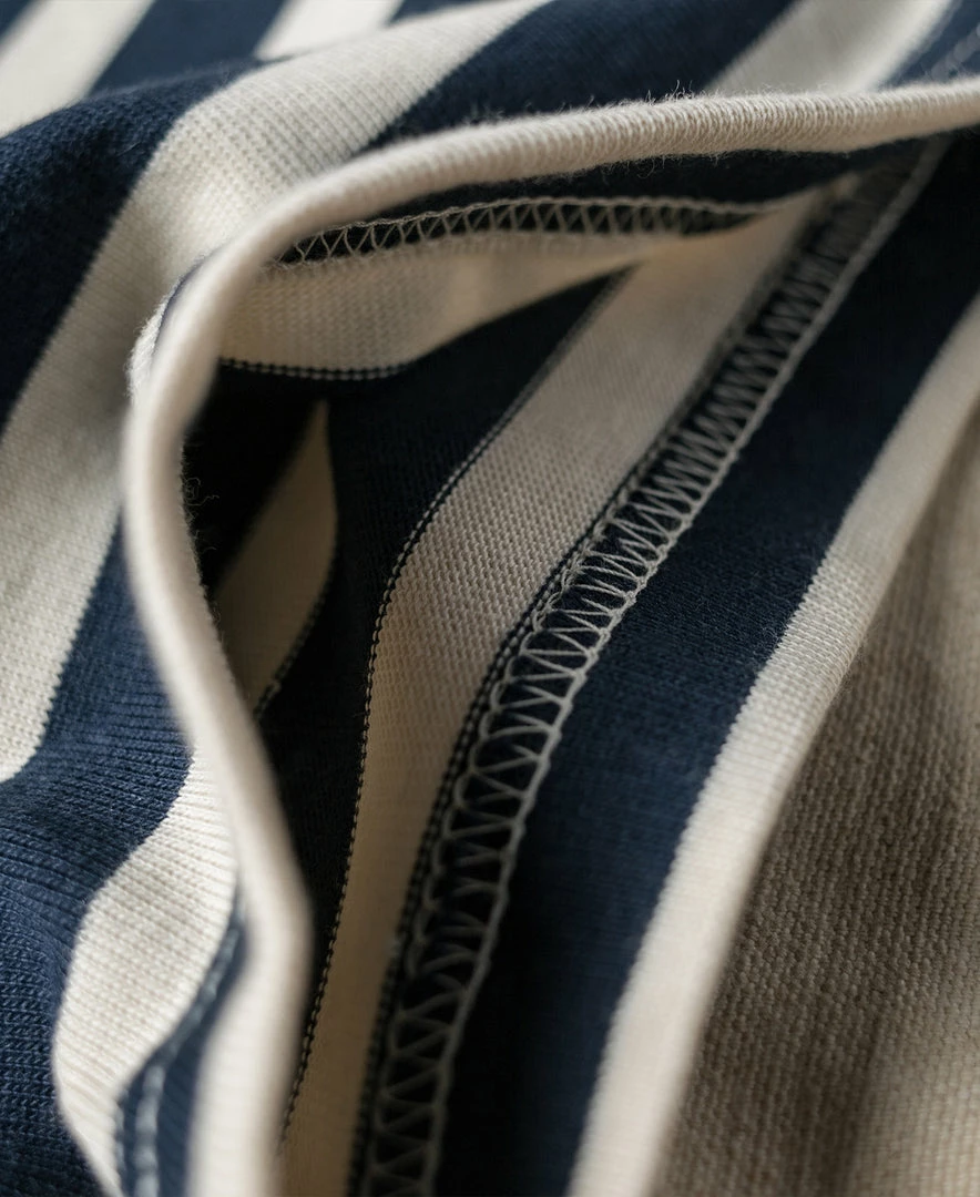 Bronson Breton Stripe T-Shirt - Navy/White 12 Bronson Breton Stripe T-Shirt - Navy/White