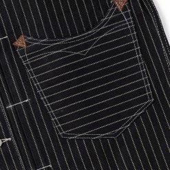 Bronson 1878 Wabash One Pocket Stripe Denim Jacket 42 Bronson 1878 Wabash One Pocket Stripe Denim Jacket