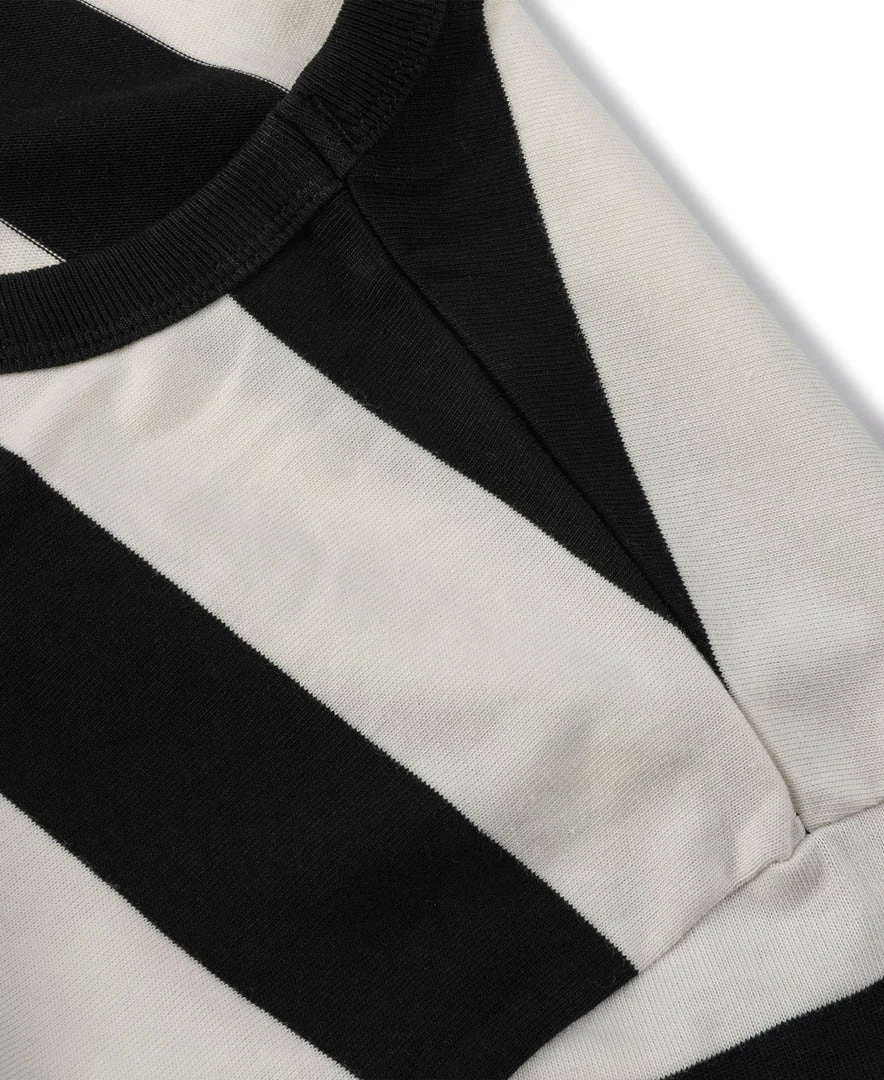 Non Stock 9 Oz Wide Striped Long Sleeve T-Shirt 12 Non Stock 9 Oz Wide Striped Long Sleeve T-Shirt