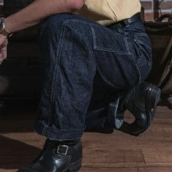Bronson 1950s 12.5 Oz Selvedge Denim Carpenter Work Pants BOTTOMS 37 Bronson 1950s 12.5 Oz Selvedge Denim Carpenter Work Pants BOTTOMS