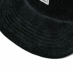 Non Stock 12.5 Oz Corduroy 5 Panel Cap - Black 18 Non Stock 12.5 Oz Corduroy 5 Panel Cap - Black