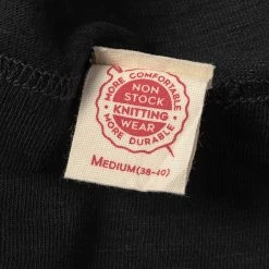 Non Stock 10.5 Oz US Cotton Tubular Gusset T-Shirt - Black