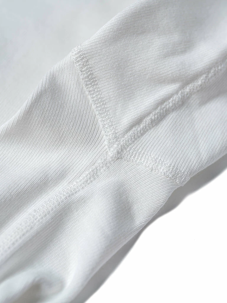 Bronson 14 Oz Side Closing Henley T-Shirt - White Long Sleeve T-Shirts 12 Bronson 14 Oz Side Closing Henley T-Shirt - White Long Sleeve T-Shirts