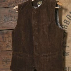 Bronson OUTERWEAR 1910s Retro Corduroy Vest