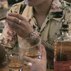 Non Stock Ukiyo-e Tiger & Bamboo Pattern Aloha Shirt - Light Green TOPS 24 Non Stock Ukiyo-e Tiger & Bamboo Pattern Aloha Shirt - Light Green TOPS