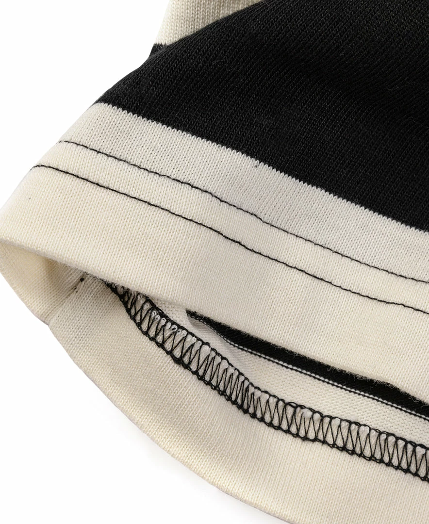 Non Stock Heavyweight Cotton Wide Striped T-Shirt - Black/White BEST SELLERS 11 Non Stock Heavyweight Cotton Wide Striped T-Shirt - Black/White BEST SELLERS