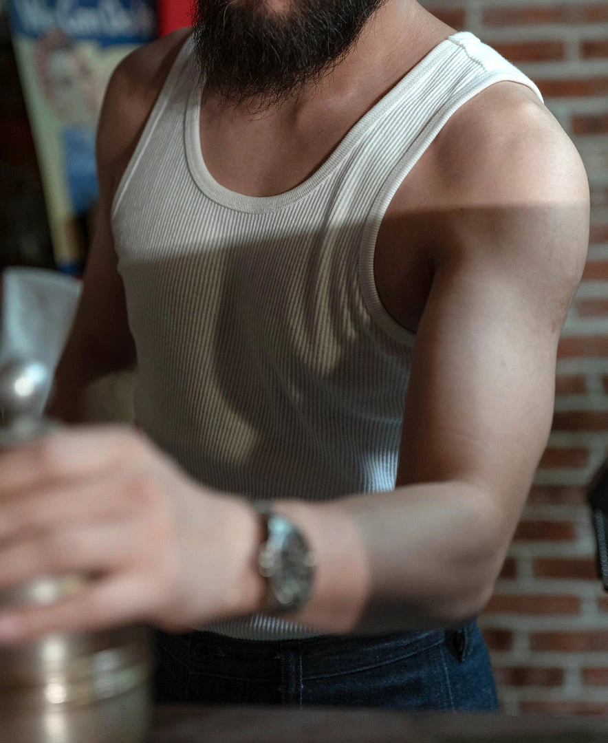 Non Stock 10.5 Oz Cotton Tank Top - White 8 Non Stock 10.5 Oz Cotton Tank Top - White