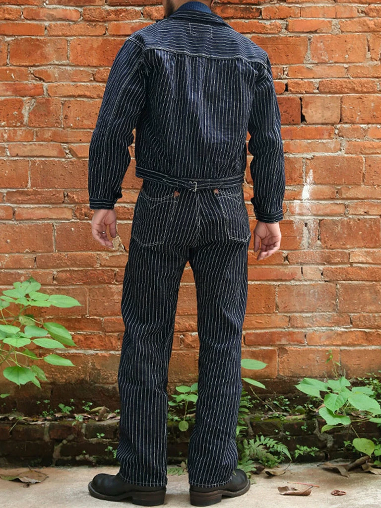 Bronson 1878 Wabash One Pocket Stripe Denim Jacket 12 Bronson 1878 Wabash One Pocket Stripe Denim Jacket