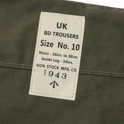 Non Stock 1943 British Army KD & JG Gurkha Bermuda Pants 51 Non Stock 1943 British Army KD & JG Gurkha Bermuda Pants