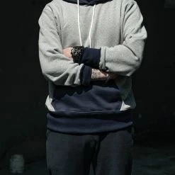 Non Stock 17.5 Oz Terry Cloth Two-Tone Hoodie - Gray/Navy NEW ARRIVALS 22 Non Stock 17.5 Oz Terry Cloth Two-Tone Hoodie - Gray/Navy NEW ARRIVALS