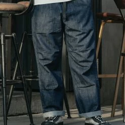 Non Stock NEW ARRIVALS Loose Climbers' Pants - Denim Blue 19 Non Stock NEW ARRIVALS Loose Climbers' Pants - Denim Blue