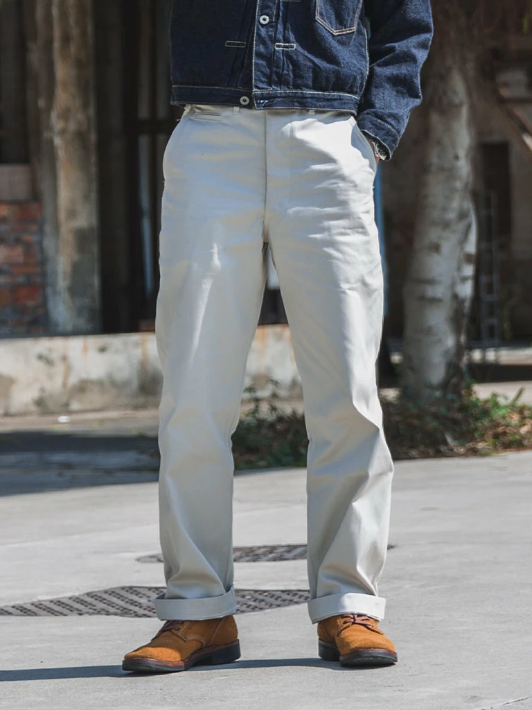 Bronson BOTTOMS 1950s US Army 14 Oz Officer Chino Trousers 13 Bronson BOTTOMS 1950s US Army 14 Oz Officer Chino Trousers