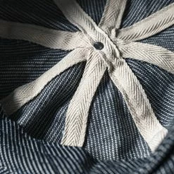 Non Stock Old Time Denim Stripe Newsboy Cap BEST SELLERS