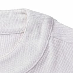 Non Stock 9.8 Oz Cotton Pique Baseball T-Shirt - White