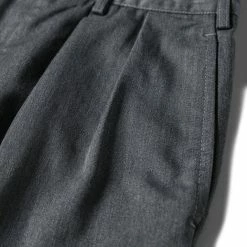 Non Stock Classic Straight Leg Double Pleated Shorts - Gray 25 Non Stock Classic Straight Leg Double Pleated Shorts - Gray