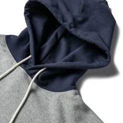 Non Stock 17.5 Oz Terry Cloth Two-Tone Hoodie - Gray/Navy NEW ARRIVALS 26 Non Stock 17.5 Oz Terry Cloth Two-Tone Hoodie - Gray/Navy NEW ARRIVALS