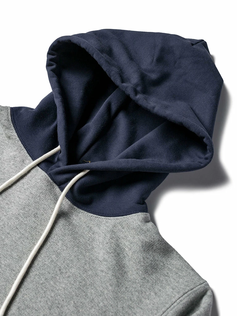 Non Stock 17.5 Oz Terry Cloth Two-Tone Hoodie - Gray/Navy NEW ARRIVALS 12 Non Stock 17.5 Oz Terry Cloth Two-Tone Hoodie - Gray/Navy NEW ARRIVALS