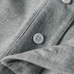 Non Stock NEW ARRIVALS 9.8 Oz Cotton Pique Baseball T-Shirt - Gray