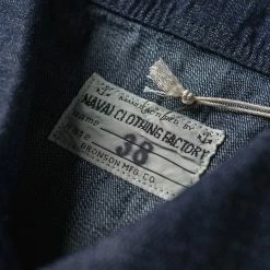 Bronson 1922 USN 2nd Model Denim Coverall Utility Jacket 34 Bronson 1922 USN 2nd Model Denim Coverall Utility Jacket