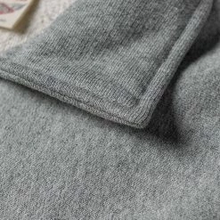 Non Stock 1950s USAFA Reverse Weave Half-Zip Sweatshirt - Gray NEW ARRIVALS