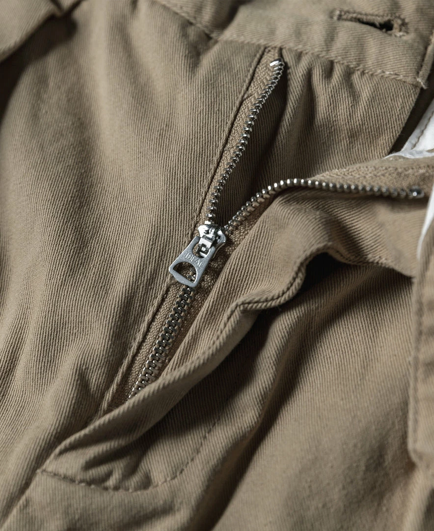 Non Stock BEST SELLERS Classic Straight Leg Double Pleated Shorts - Khaki 16 Non Stock BEST SELLERS Classic Straight Leg Double Pleated Shorts - Khaki