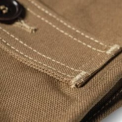 Bronson NEW ARRIVALS 1930s Heavyweight Canvas Game Pocket Hunting Vest - Khaki 40 Bronson NEW ARRIVALS 1930s Heavyweight Canvas Game Pocket Hunting Vest - Khaki