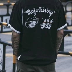 Non Stock TOPS Loose Embroidery Bowling Shirt