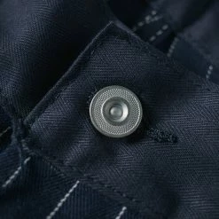 Bronson NEW ARRIVALS Lot 952 HBT Striped Mechanic Pants - Navy 37 Bronson NEW ARRIVALS Lot 952 HBT Striped Mechanic Pants - Navy