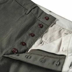 Bronson 13 Oz Cotton Bedford Cord Pants - Olive 29 Bronson 13 Oz Cotton Bedford Cord Pants - Olive