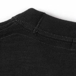 Non Stock 10.5 Oz US Cotton Tubular Gusset T-Shirt - Black