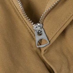 Non Stock 1930s IVY Style Double Pleated Chino Trousers - Yellow BOTTOMS