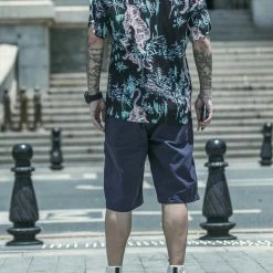 Non Stock Vietnam War OG107 Fatigue Utility Shorts - Navy