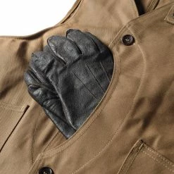 Bronson NEW ARRIVALS 1930s Heavyweight Canvas Game Pocket Hunting Vest - Khaki 41 Bronson NEW ARRIVALS 1930s Heavyweight Canvas Game Pocket Hunting Vest - Khaki