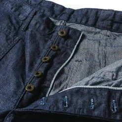 Bronson 1940s WWII USN 10.5 Oz Denim Dungaree Deck Shorts Back In Stock