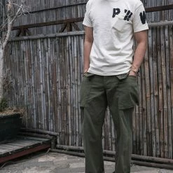 Bronson TOPS WWII US Army PW Pocket T-Shirt 31 Bronson TOPS WWII US Army PW Pocket T-Shirt