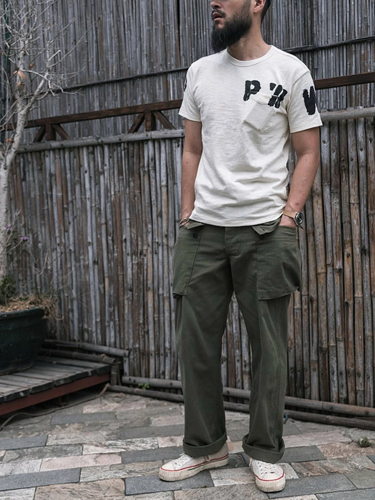 Bronson TOPS WWII US Army PW Pocket T-Shirt 15 Bronson TOPS WWII US Army PW Pocket T-Shirt