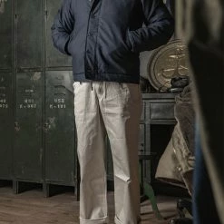 Bronson OUTERWEAR 1943 US Navy 1st Type N-1 Woolen Deck Jacket - Navy Stencil