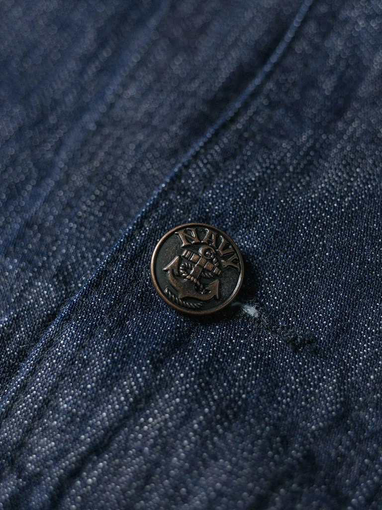 Bronson 1922 USN 2nd Model Denim Coverall Utility Jacket 14 Bronson 1922 USN 2nd Model Denim Coverall Utility Jacket