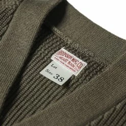 Bronson USAAF Type A-1 V-neck Mechanics Sweater - Olive 19 Bronson USAAF Type A-1 V-neck Mechanics Sweater - Olive