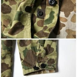 Bronson OUTERWEAR WWII USMC Type P-44 HBT Duck Hunter Camo Jacket