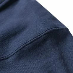 Non Stock 1950s USAFA Reverse Weave Half-Zip Sweatshirt - Navy