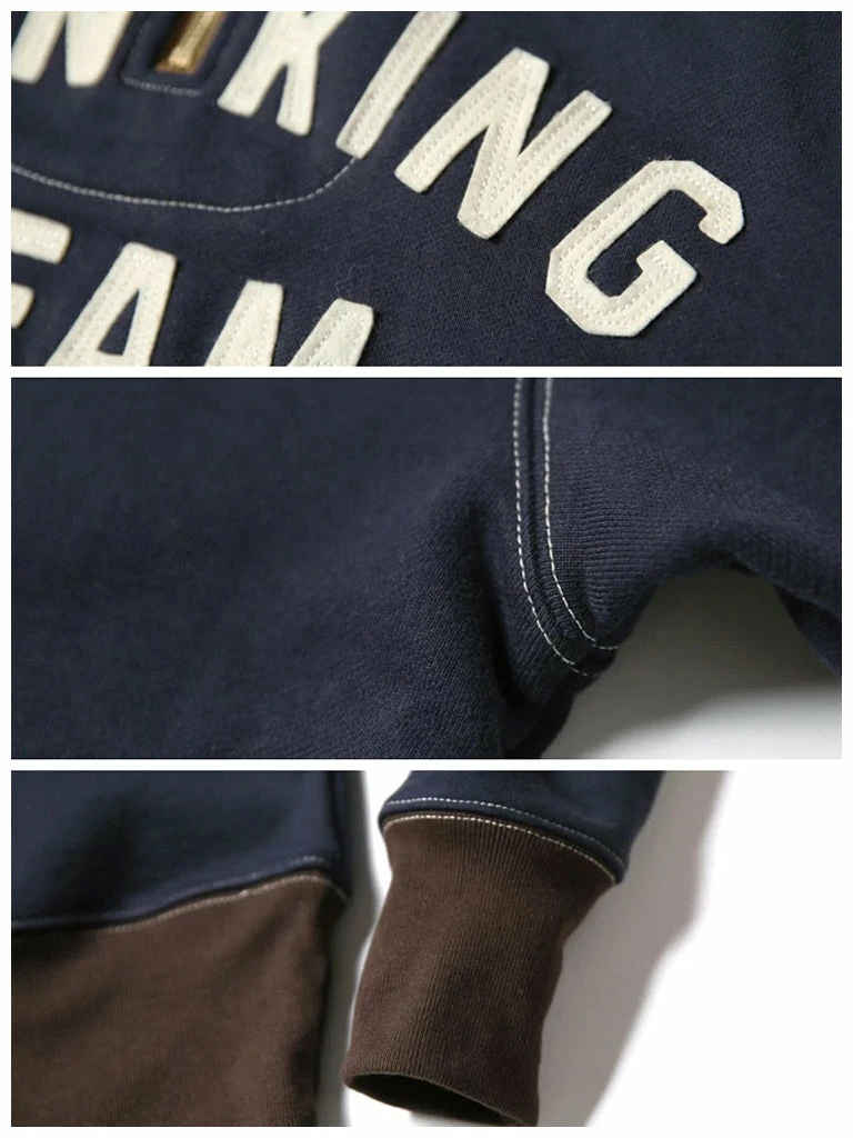 Bronson 1920s Drinking Team Motorcycle Racing Sweatshirt - Navy 15 Bronson 1920s Drinking Team Motorcycle Racing Sweatshirt - Navy