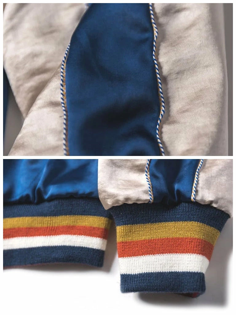 Non Stock 1950s Reversible Acetate Souvenir Jacket - Dragon Tiger Falcon OUTERWEAR 14 Non Stock 1950s Reversible Acetate Souvenir Jacket - Dragon Tiger Falcon OUTERWEAR