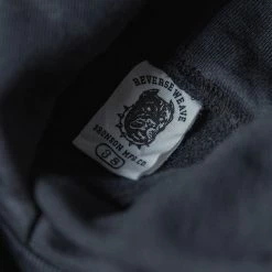 Bronson TOPS 21 Oz Military Academy Reverse Weave Hoodie - Black 26 Bronson TOPS 21 Oz Military Academy Reverse Weave Hoodie - Black