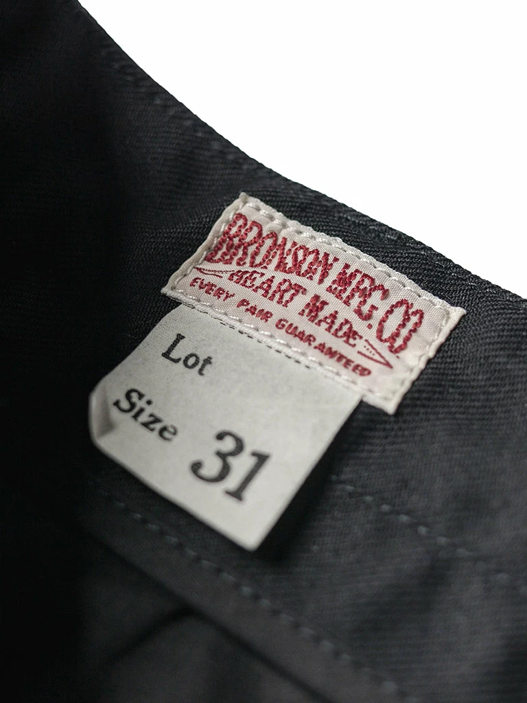 Bronson Lot 962 1960s 15 Oz Cotton Double Pleated Pants 24 Bronson Lot 962 1960s 15 Oz Cotton Double Pleated Pants