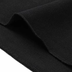 Non Stock 9.8 Oz Cotton Pique Baseball T-Shirt - Black