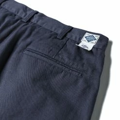 Non Stock Classic Straight Leg Double Pleated Shorts - Navy BOTTOMS
