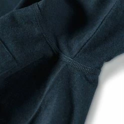 Bronson 1930s Slanted Pocket Tubular T-Shirt - Navy TOPS