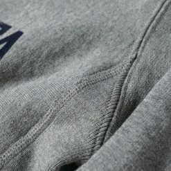 Non Stock 1950s USAFA Reverse Weave Half-Zip Sweatshirt - Gray NEW ARRIVALS