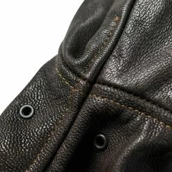 Bronson USAAF Type A-1 Leather Flight Jacket - Dark Brown OUTERWEAR